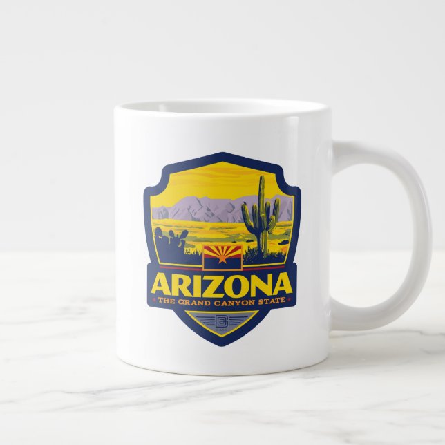 Taza De Café Gigante Orgullo del Estado | Arizona 2 (Derecha)