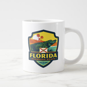Taza De Café Gigante Orgullo del Estado   Florida