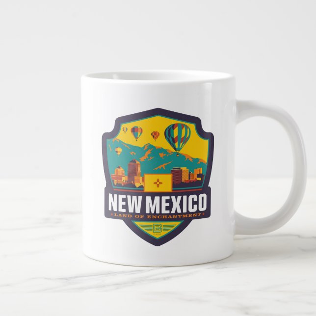 Taza De Café Gigante Orgullo del Estado | Nuevo México (Derecha)