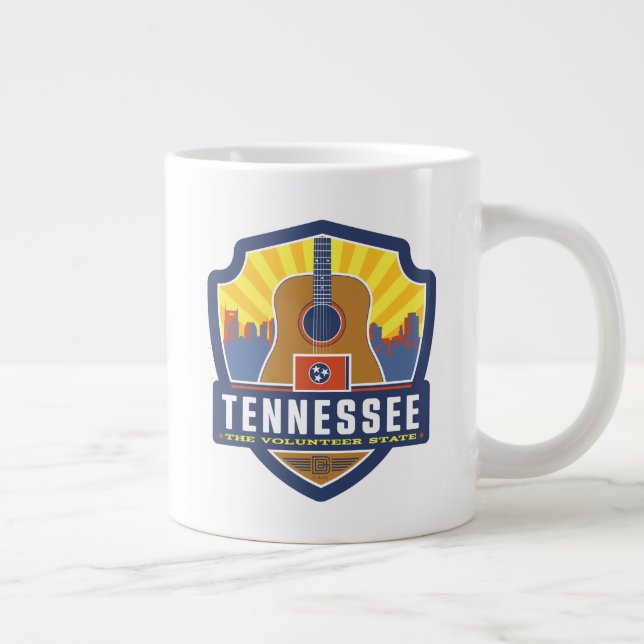Taza De Café Gigante Orgullo del Estado | Tennessee (Derecha)