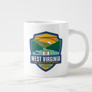 Taza De Café Gigante Orgullo del Estado Virginia Occidental