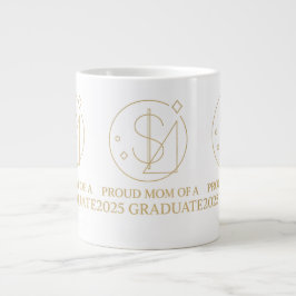 Taza De Café Gigante Orgullo elegante del dólar - Insignia de la mamá d
