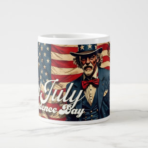Taza De Café Gigante Orgulloso Alma del 4 de julio