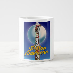 Taza De Café Gigante Orgulloso nativo americano