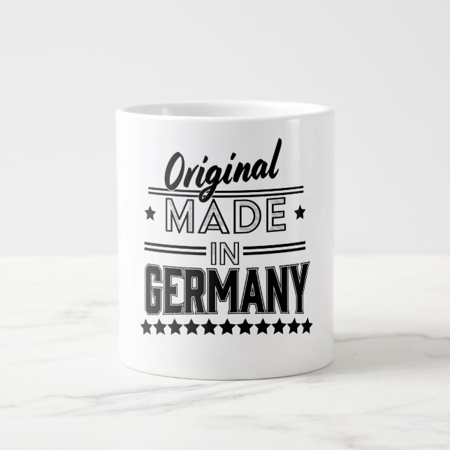 Taza De Café Gigante Original hecho en Alemania (Frente)