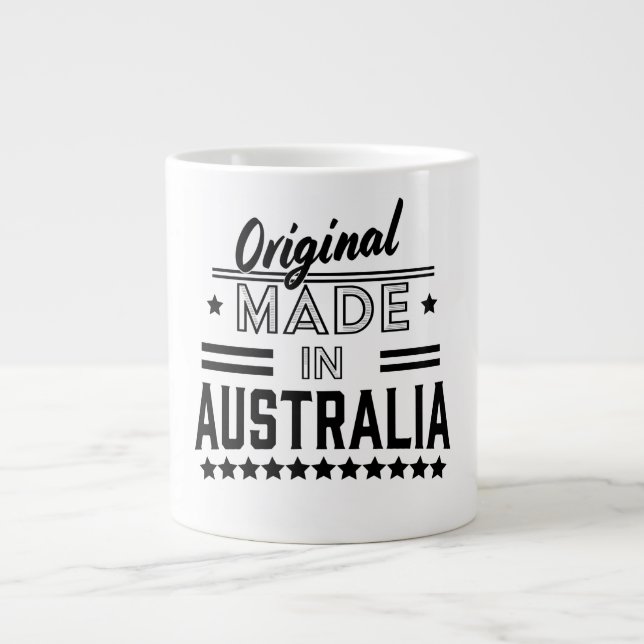 Taza De Café Gigante Original hecho en Australia (Frente)