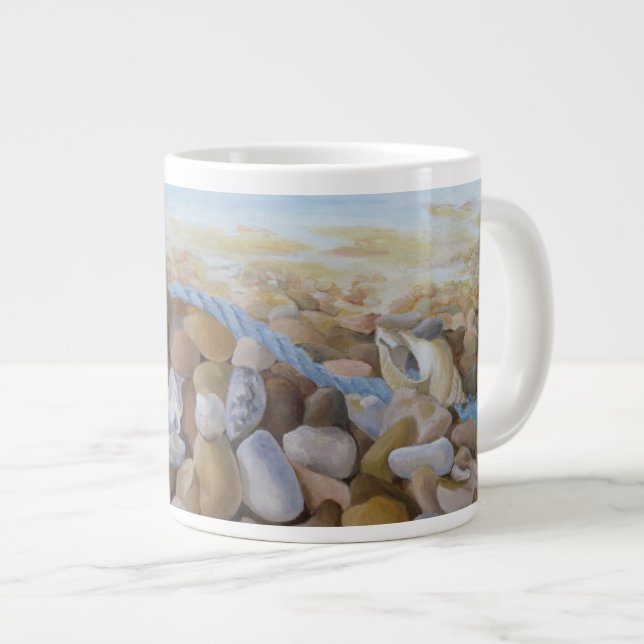 Taza De Café Gigante Orilla de mar (Derecha)