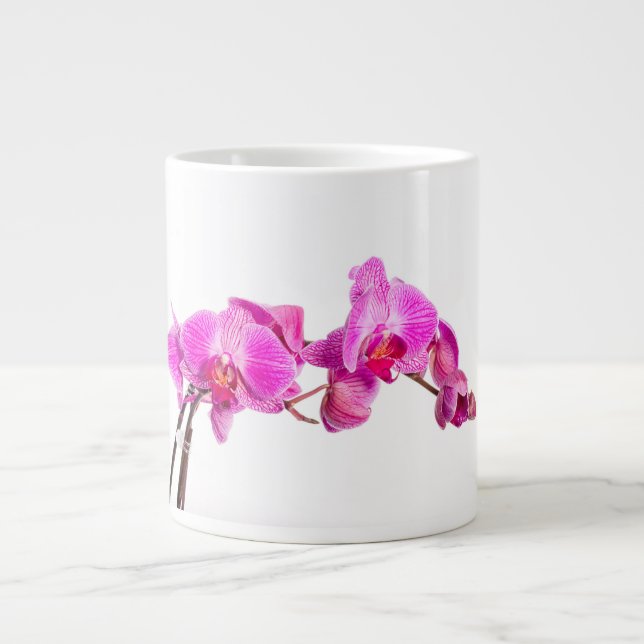 Taza De Café Gigante Orquídea (Frente)