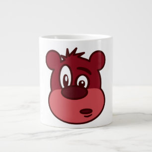 TAZA DE CAFÉ GIGANTE OSO DE CARA DIVERTIDO