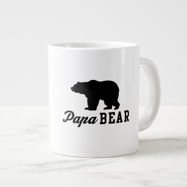 Taza De Café Gigante Oso de la papá (Derecha)