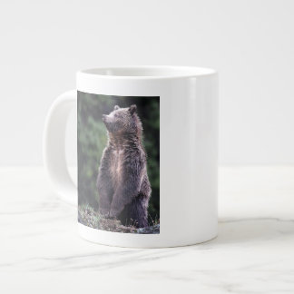 Taza De Café Gigante Oso grizzly derecho