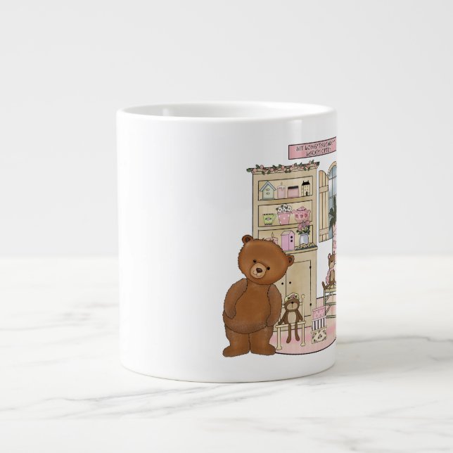 Taza De Café Gigante Oso - Jumbo Mug (Frente)