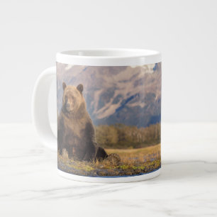 Taza De Café Gigante oso pardo, Ursus arctos, oso pardo, Ursus