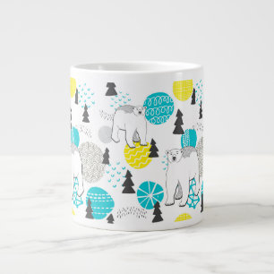 Taza De Café Gigante Oso polar