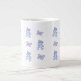 Taza De Café Gigante Osos y mariposas Mug