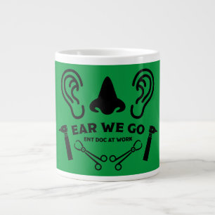 Taza De Café Gigante Otolaringología Otorhinolaringólogo