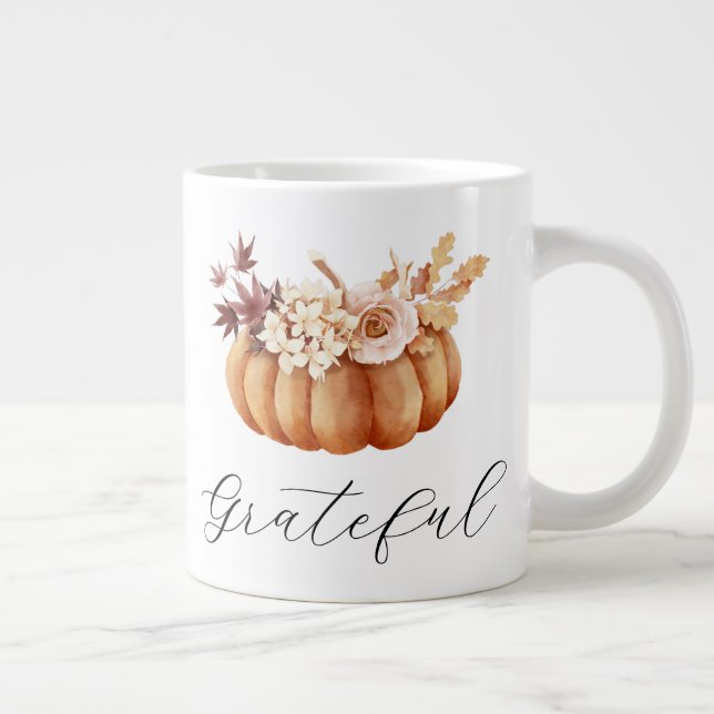 Taza De Café Gigante Otoño Cumpleaños Café Mug Personalizado (Derecha)