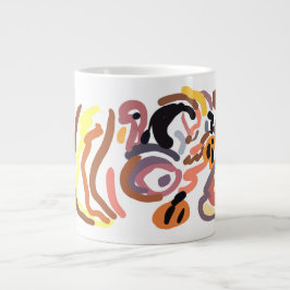 Taza De Café Gigante otoño de Acción de Gracias