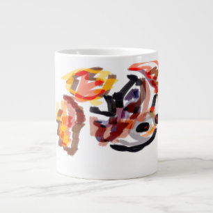 Taza De Café Gigante Otoño Hedgehog atardecer
