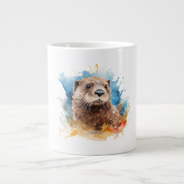 Taza De Café Gigante Otter (Frente)