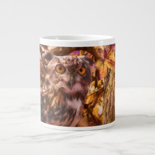 TAZA DE CAFÉ GIGANTE OWL AUTUMN MOON RISING