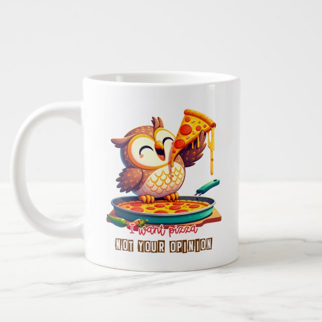 Taza De Café Gigante Owl Fun (Izquierda)
