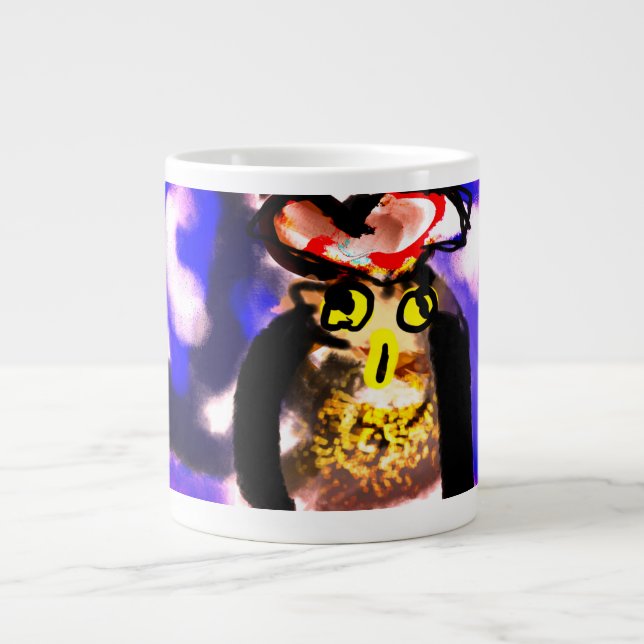 Taza De Café Gigante Owl king (Frente)