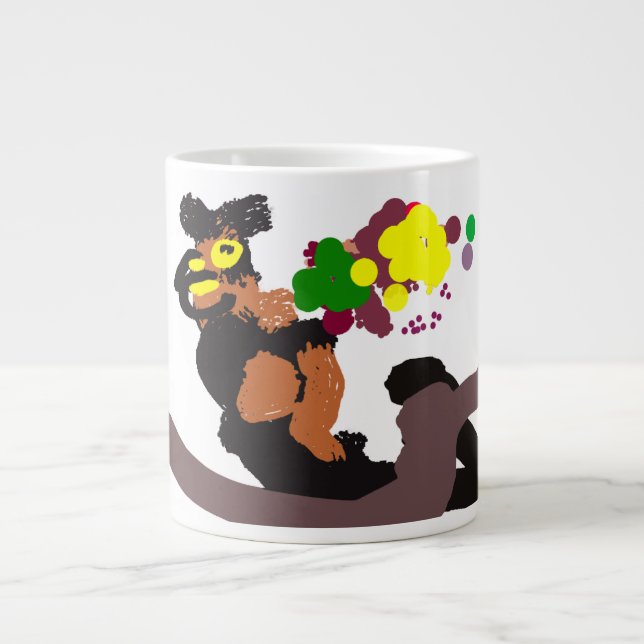 Taza De Café Gigante Owl love kind (Frente)