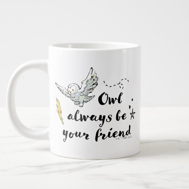 Taza De Café Gigante Owl Siempre Sea Tu Amigo (Izquierda)