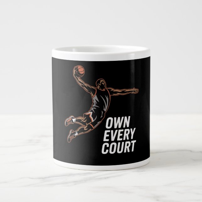 Taza De Café Gigante Own Every Court Sports Mixed (Frente)