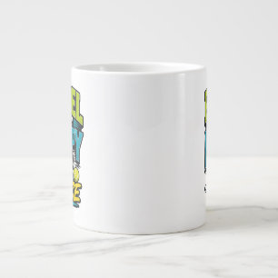Taza De Café Gigante Padel Es Mi Lugar Feliz Retro Deportes