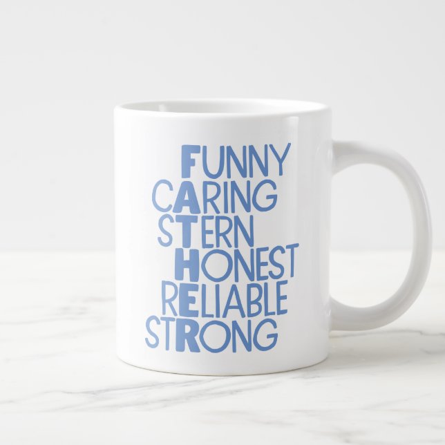 Taza De Café Gigante Padre atributos arte de cruzada (Derecha)