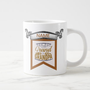 TAZA DE CAFÉ GIGANTE PADRE , ESTILO GRANDPA