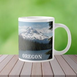 Taza De Café Gigante Paisaje de Mount Hood Oregon