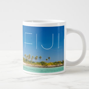 Taza De Café Gigante Paisaje del lago azul, Fiji