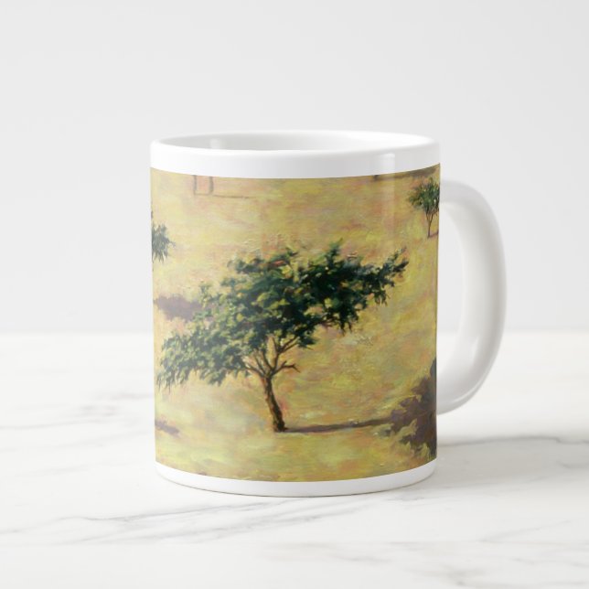 Taza De Café Gigante Paisaje del Sahel Malí 1991 (Derecha)