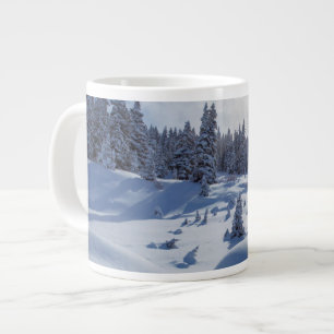 Taza De Café Gigante Paisaje nevado