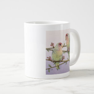 Taza De Café Gigante Pájaros del amor
