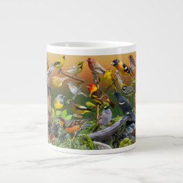 Taza De Café Gigante Pájaros sonoros del Oeste