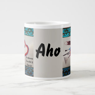 Taza De Café Gigante Paleta de clan de oso, aho