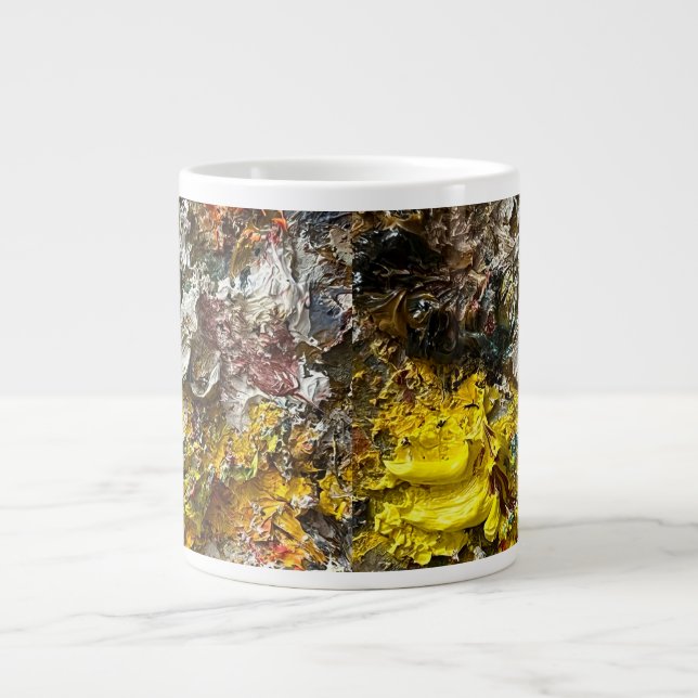 Taza De Café Gigante Paleta del artista #1 (Frente)