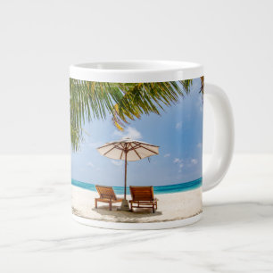 Taza De Café Gigante Palmeras   Moody Sky