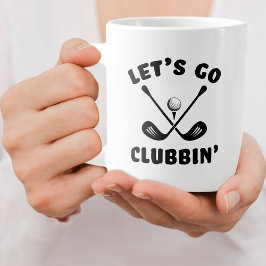 Taza De Café Gigante Palo de golf divertido Club de golf Humor Deportes