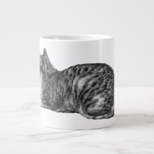 Taza De Café Gigante Pan de tabulación, textura suave