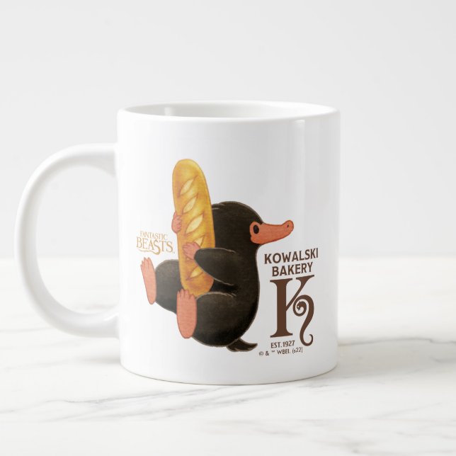 Taza De Café Gigante Panadería Kowalski - Niffler con pan (Izquierda)