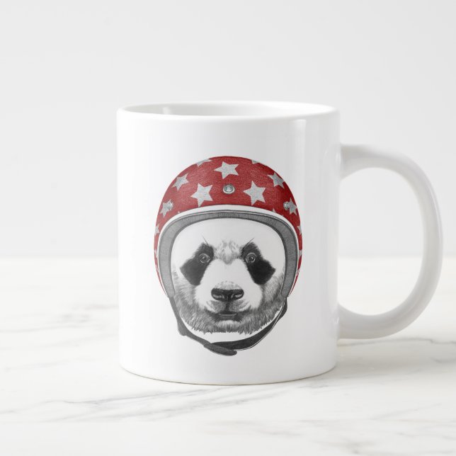 Taza De Café Gigante Panda del demonio (Derecha)