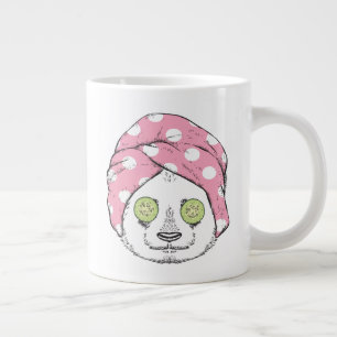Taza De Café Gigante Panda En El Spa