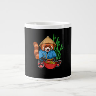 Taza De Café Gigante Panda Rojo Ramen Cook Hombres Mujeres Niños Ramen