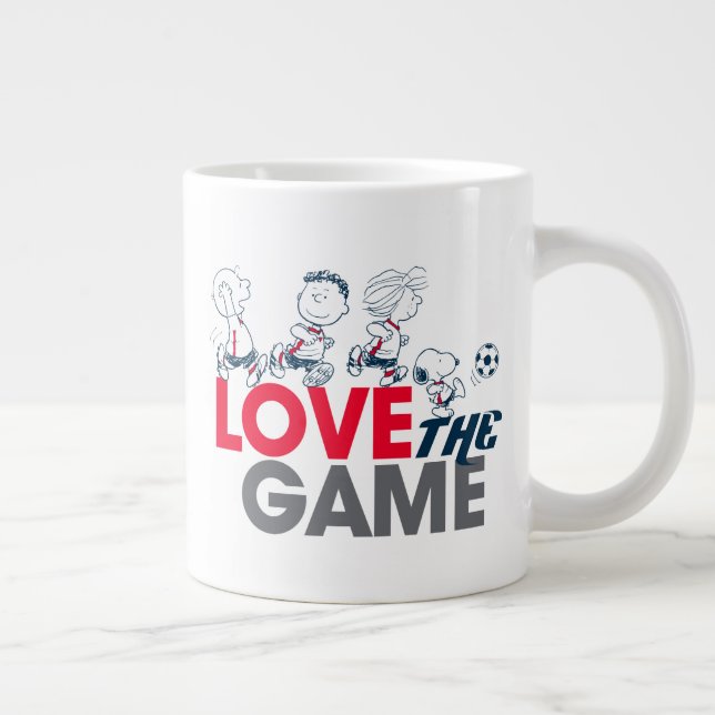 Taza De Café Gigante Pandilla de cacahuetes - Amo el juego (Derecha)