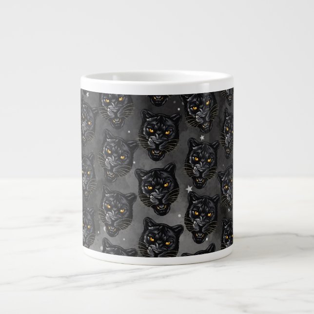 Taza De Café Gigante Pantera Negra (Frente)